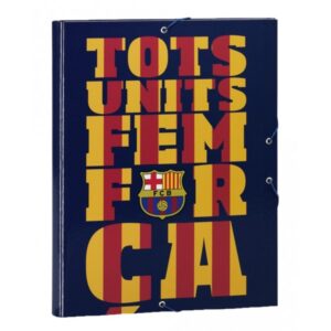 CARPETA FOLIO SOLAPAS FC BARCELONA