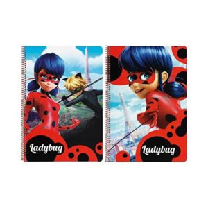 Cuaderno Prodigiosa Ladybug Torre Eiffel A4 Tapas Duras 80h Surtido