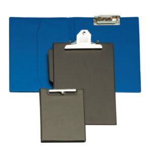 Carpeta con Tapa y Miniclip PVC Negra
