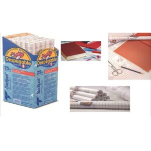 Rollo con adhesivo transparente 1,50 x 0,33 mts