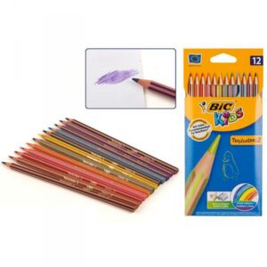 LAPICES DE COLORES BIC KIDS12 UNIDADES TROPICOLORS 2