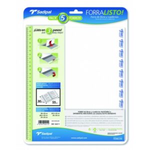 FORRO SADIPAL EN POLIPROPILENO 80 MICRAS 29X55CM