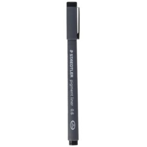 Rotulador Calibrado 0,6 mm. Pigment Liner. Staedtler