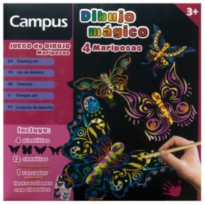 LAMINAS DIBUJO MAGICO CAMPUS MARIPOSAS