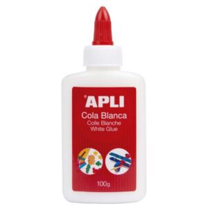 Cola Apli, 100 g, color blanco
