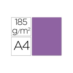 Cartulina Canson A4 Violeta 185 g.