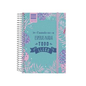 Agenda Finocam 2019-2020 1 día página español Prints Floral