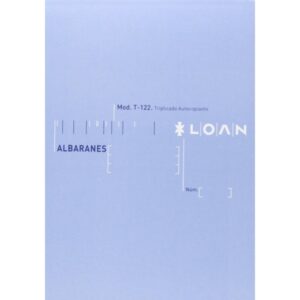Talonario Albaran Loan T-122 Triplicado Autocopiante