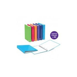 CARPETA 4A 25MM FOLIO XL NEGRA MODELO LUZ