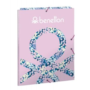 Carpeta Folio Oficial Benetton “Garden” Con 3 Solapas 260x365mm