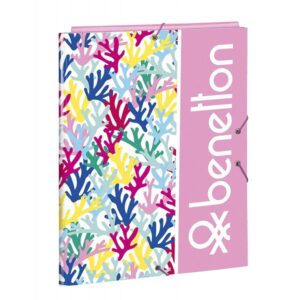 Carpeta Folio Oficial Benetton “Coralli” Con 3 Solapas 260x365mm
