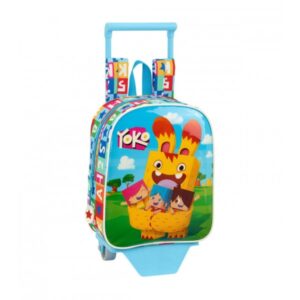Mochila Guardería Con Carro Yoko Oficial Safta, 220x100x270mm