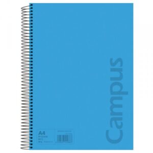 Cuaderno A4 80h tapa polipropileno 90gr Raya horizontal