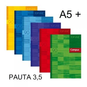 LIBRETA A5 CAMPUS 48H PAUTA 3,5 90GR
