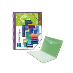 Plus Office Carpeta Fundas Plus Esp.40F Gomas Verde