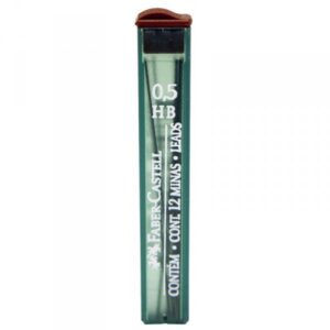 MINAS FABER-CASTELL POLYMER 0,5 – HB (TUBO DE 12)