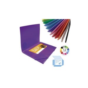 Carpeta para Bloc de Dibujo A-4+ Plástico Colores Surtidos