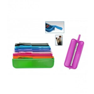 PORTAFLAUTA CON CREMALLERA PLASTICO COLORES SURTIDOS