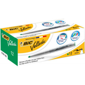 ROTULADOR VERDE BIC VELLEDA PIZARRA BLANCA