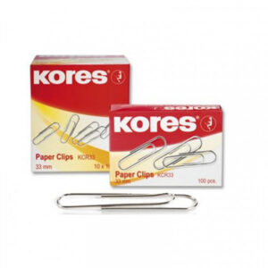 Caja de Clips 32 mm Kores 100 unidades