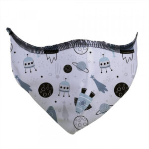 Mascarilla higiénica UNE-0065 lavable 85 veces Fuli&C Space blanco – Talla S