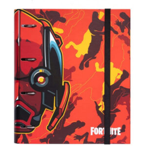 Archivador de 4 anillas Fortnite, tapa dura, 26 x 32 cm