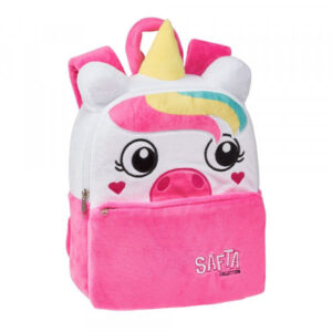 MOCHILA PELUCHE GUARDERIA SAFTA UNICORN 22x27x10cm