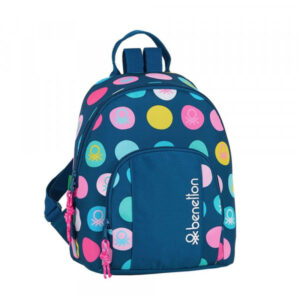 MINI MOCHILA BENETTON TOPOS MARINO