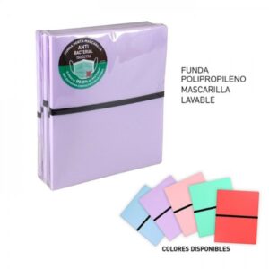 Funda mascarilla rosa tamaño 12×14.5.