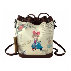BOLSO BOMBONERA AMELIE WORLD TRAVEL