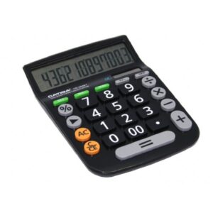 Calculadora mesa teclas grandes negro Bismark