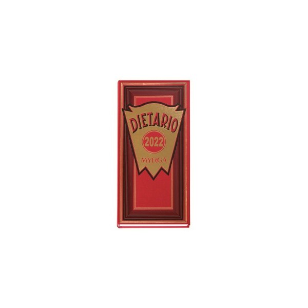 DIETARIO MYRGA 2017 DOS TERCIOS D/P ROJO