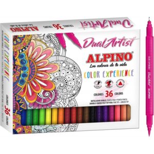 Estuche 36 rotuladores para mandalas con punta pincel