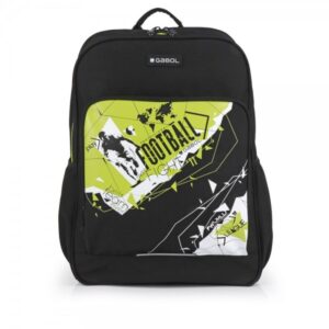 Mochila GABOL Space (Negro – 44 x 32 x 15 cm – 23 L – 2 Compartimientos – Poliéster)