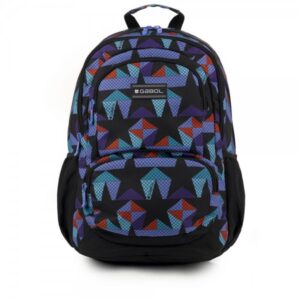 Mochila GABOL Geo (Negro – 46 x 34 x 20 cm – 25 L – 2 Compartimientos – Poliéster)