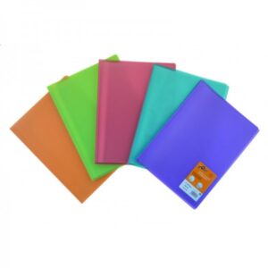CARPETA FUNDAS (TARIFARIO) OLEF/ PP TRANS. A4 40 F. 6 COL