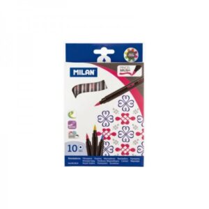 Rotuladores Milan Brush Tip 10 Unidades