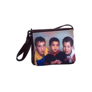 BOLSO BANDOLERA PIEL Y SINTÉTICO