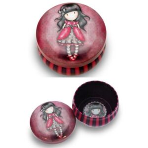 CAJITA METAL REDONDA LUNARES GORJUSS