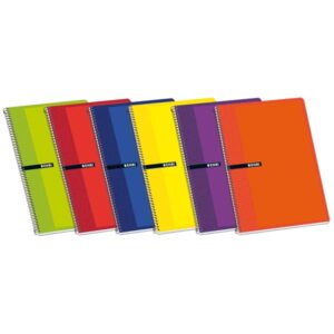 Cuaderno Enri Folio 80H Doble Pauta Ancha 3.5 mm