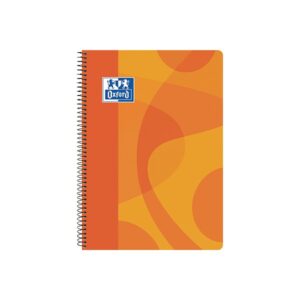 OXFORD CUADERNO 80 HOJAS TAPA POLIPROPILENO FORMATO FOLIO CUADRICULA 4X4 CON MARGEN
