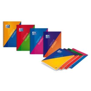 Cuaderno Oxford Capicúa Folio Cuadricula 5×5 Colores surtidos