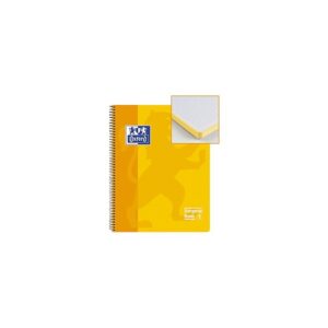 ENRI OXFORD CUADERNO MICROPERFORADO A4 80 HOJAS 5X5 TAPA EXTRADURA RECUADRO COLOR TAPA AMARILLO