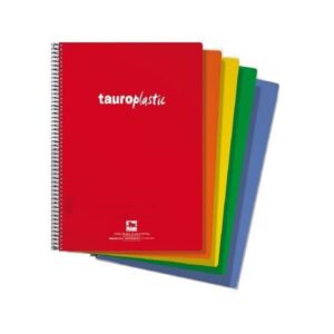 Cuaderno Folio Tauro Plastic Polipropileno 80 hojas