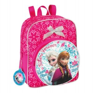 Mochila Frozen Elsa y Anna 27x22x10 cm.