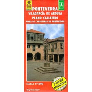 Pontevedra, Vilagarcía de Arousa. Plano callejero y mapa de carreteras