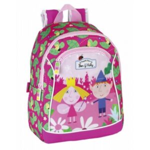 Mochila Infantil Ben y Holly Adaptable a Carro 26X34X12