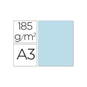 Cartulina Canson A3 Azul Cielo 185 g.