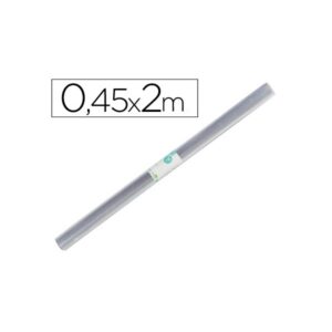ROLLO PLASTICO FORRALIBROS 0,45X2 MT