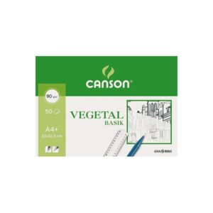 Bloc Papel Vegetal Gvaroo A4+ 23×32,5 cm. 50 Hojas